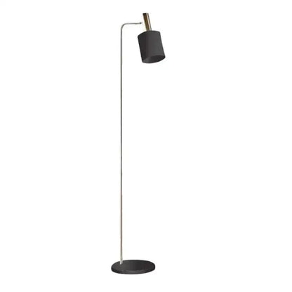 Metal Floor Lamp with Marble Base