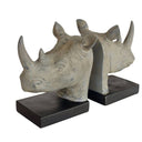 Rhino Bookends – perfect for African inspired settings and lodges