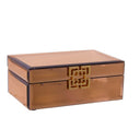 Rose Gold  Glass Jewellery Box