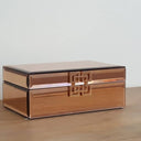 Rose Gold Glass Jewellery Box