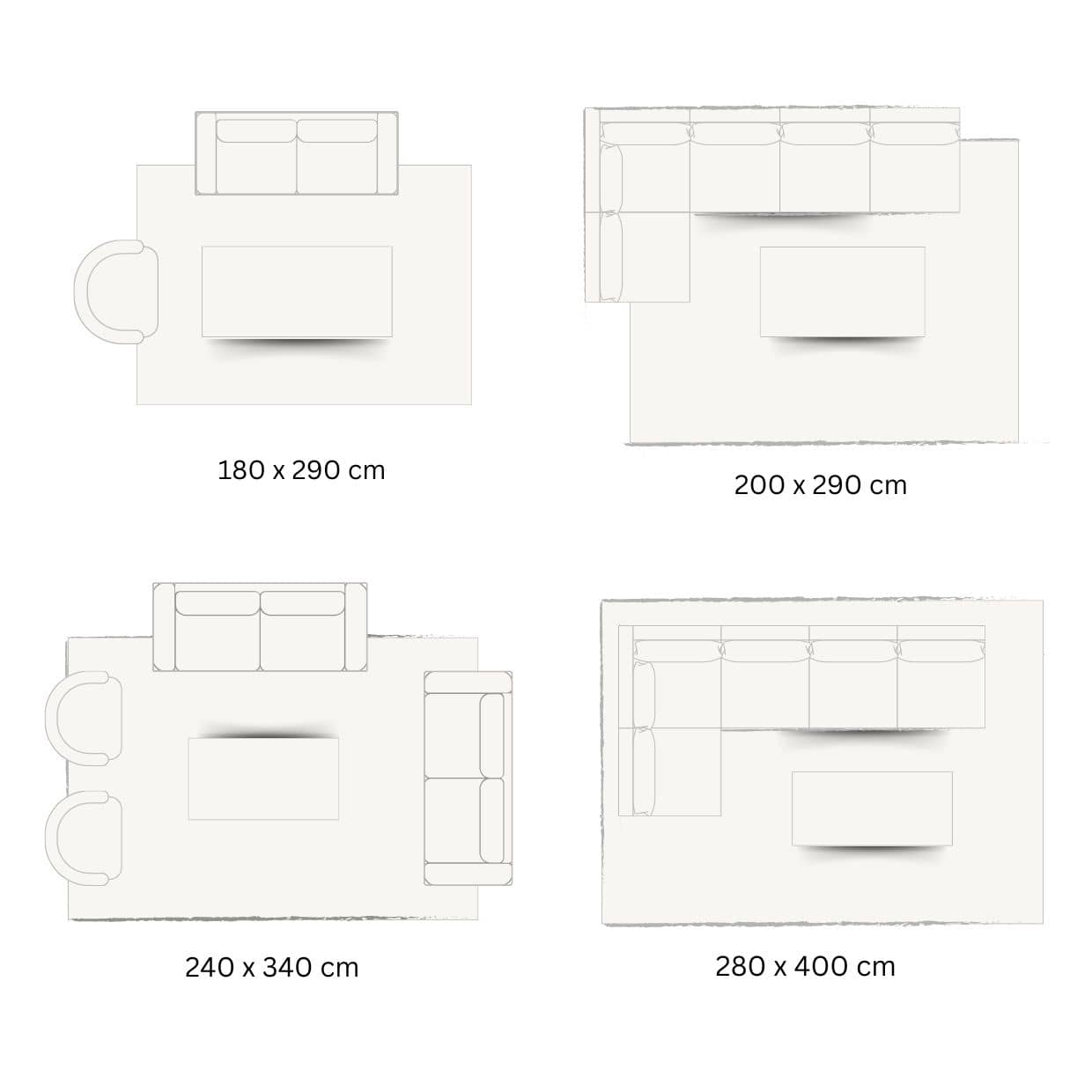 Rug Size Guide and Placement Tips for Living Rooms 