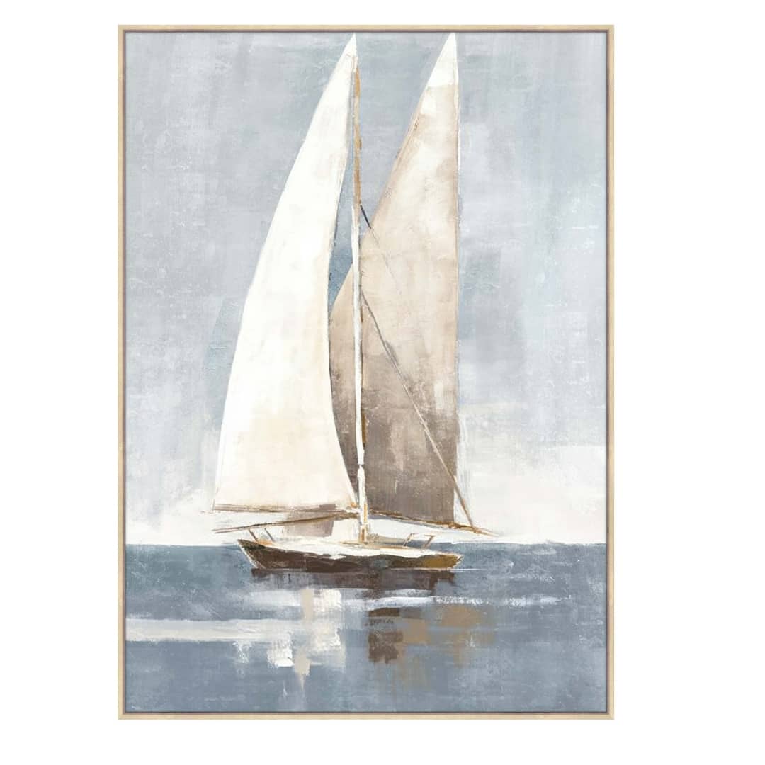 Sail Away Wall Art in Ocean