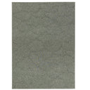 Seychelles kelp green outdoor rug with geometric woven shell pattern.
