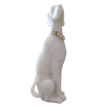 Sitting Dog Ornament Woodka Interiors