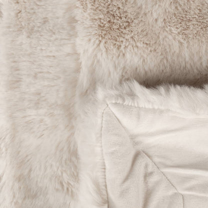 Snowfox Fur Throw in Polor | Deluxe Decor for Your Home