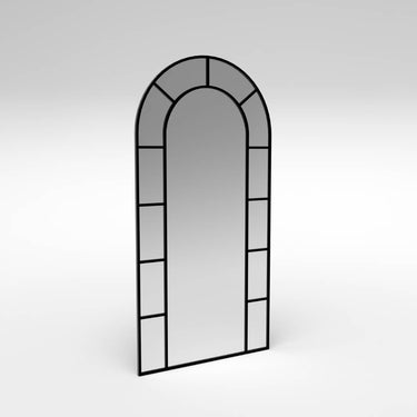 Full Length Mirror Soho Black Arched Floor Mirror