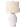 Speckled White Ceramic Table Lamp