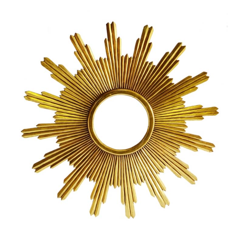 Sunburst Gold Wooden Frame 120cm