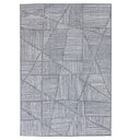 Reversible geometric outdoor rug showing the smoke option