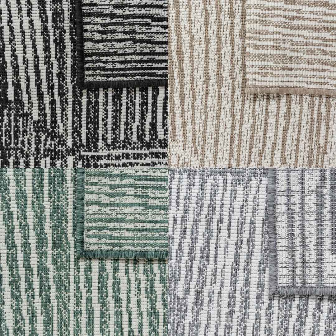 Tangram Outdoor Rugs 4 colour options