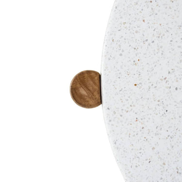 Terrazzo Teak Side Table Top