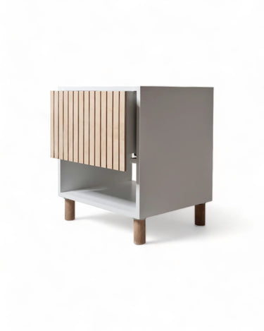 bedside table side view with draw woodka interiors