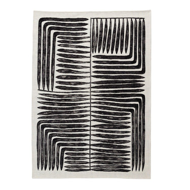 Vertigo Rug in Onyx top veiw