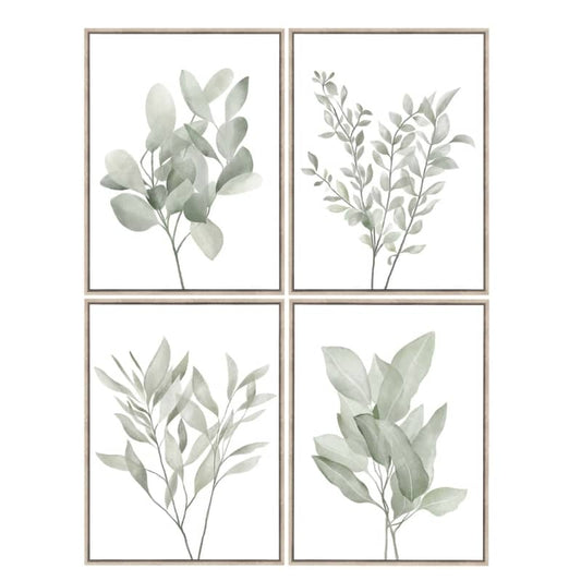 Whispering Foliage Wall Art in Olive