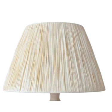 Raffia Shade for the White Ceramic Lamp 