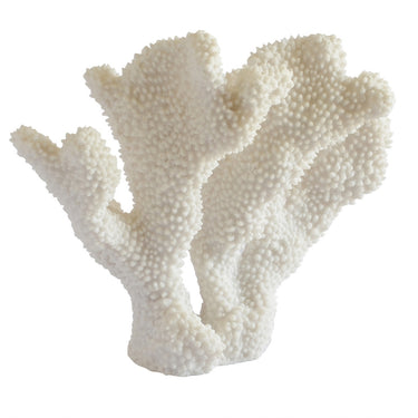 Decorative White Coral Sculpture - Small