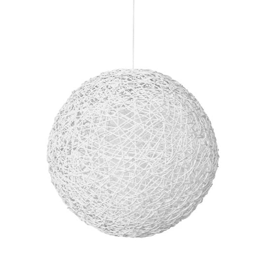 Woven Pendant Light for Lounge Decor By Woodka Interiors