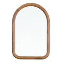 Natural arched wall mirror