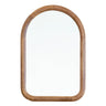 Natural arched wall mirror