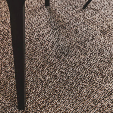 Aesthetic Rug in Bark hand-loomed from polyester and cotton styled