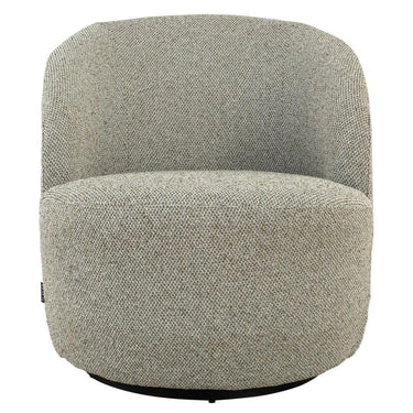 upholstered swivel chair for living room or office
