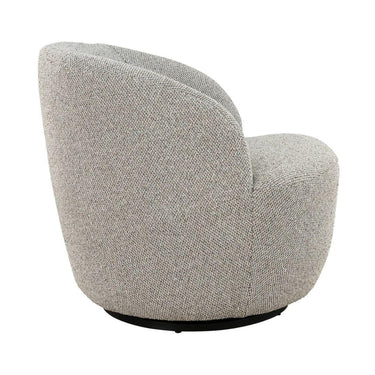 Alba Swivel Chair in Pristine Café au Lait