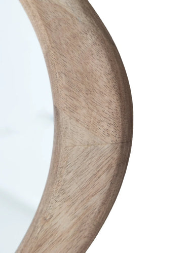 arabella matte hazel rubberwood frame detail