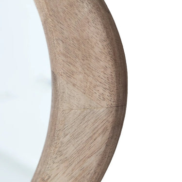 Arabella Medium Hazel Wood Wall Mirror