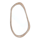arabella organic shaped wooden mirror large