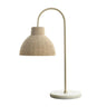 beacon desk lamp with natural jute shade