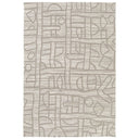 Bionetic Rug in Natural with geometric design