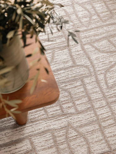 Neutral tones of the Natura color palette blend rug