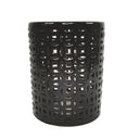 Contemporary ceramic stool with modern home decor appeal