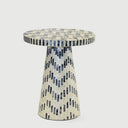 Elevate your home with this stunning Chevron Side Table, designed for elegance and tranquility.