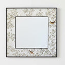 Statement chinoiserie mirror with birds and florals