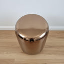 Copper Ceramic Stool highlighting the copper accent stool shape