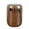 Copper Ceramic Stool showing the smoky copper finish and smooth texture.