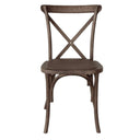 crossback chair -rustic farmhouse style