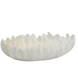 Délicat Large White Ceramic Centrepiece Bowl in 58cm