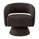 Modern Diane Chair in chai with plush cushioned seat and 360-degree swivel.