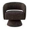 Modern Diane Chair in chai with plush cushioned seat and 360-degree swivel.
