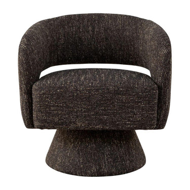 Modern Diane Chair in chai with plush cushioned seat and 360-degree swivel.