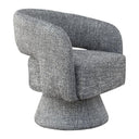 Diane Swivel Chair for bedroom, cozy modern seating