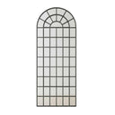 Decorative window pane fenestra-arched-mirror 