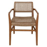 Geo Teak Dining Arm Chair