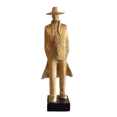 Gold decorative male figure 