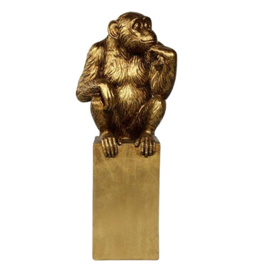 Decorative monkey for console table or bookshelf