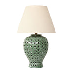 Green Ginger Jar Lamp