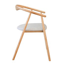 harper light oak dining chair