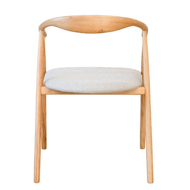 harper light oak dining chair